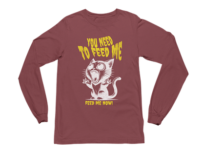 Feed Me Now! Long Sleeve Tee