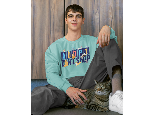 Adopt Don't Shop Sweatshirt