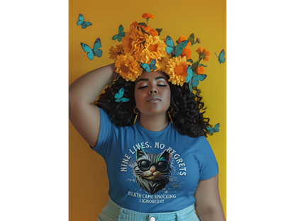 Nine Lives, No Regrets Unisex Tee