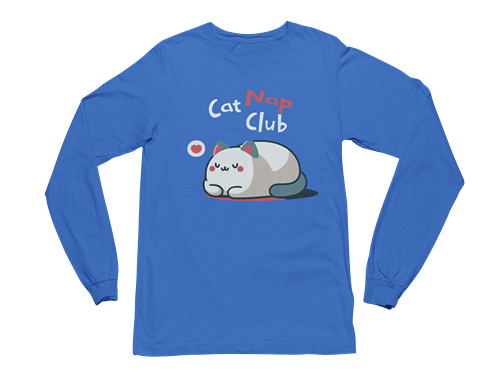 Cat Nap Club Long Sleeve Tee