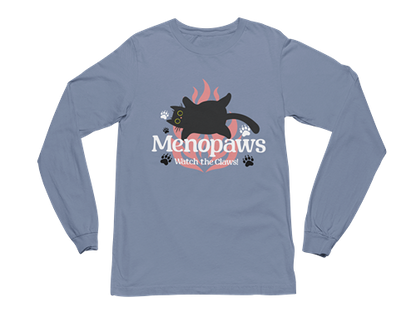 Menopaws – Watch the Claws! Long Sleeve Tee