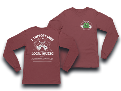 I Support Local Live Music Long Sleeve Tee
