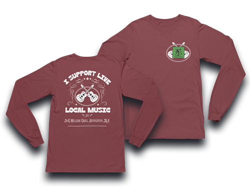 I Support Local Live Music Long Sleeve Tee