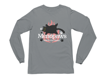 Menopaws – Watch the Claws! Long Sleeve Tee