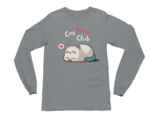 Cat Nap Club Long Sleeve Tee
