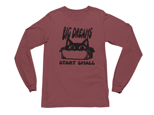 Big Dreams Start Small Long Sleeve Tee