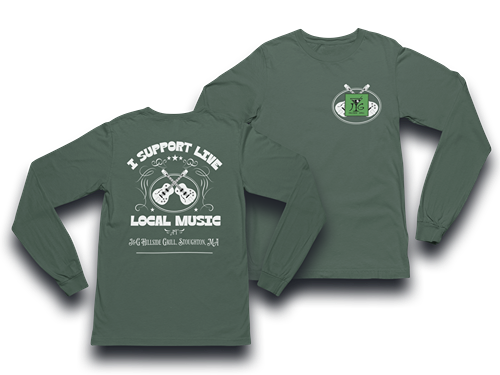 I Support Local Live Music Long Sleeve Tee