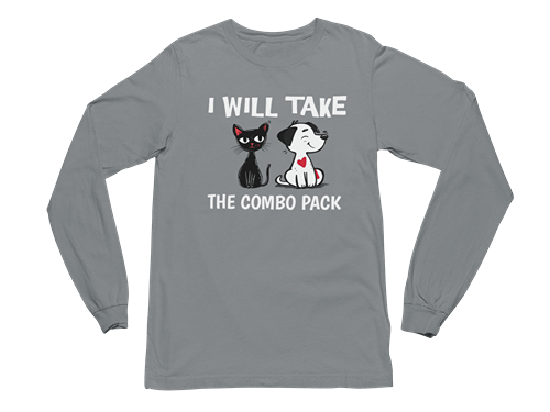 I Will Take the Combo Pack Long Sleeve Tee