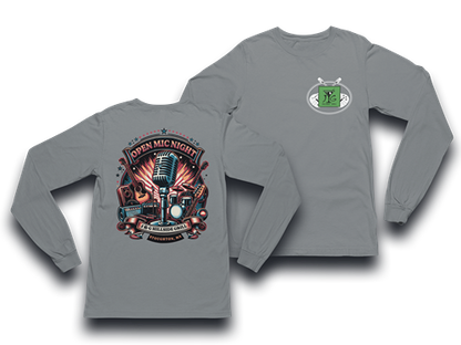 Open Mic Night Tee Long Sleeve Tee