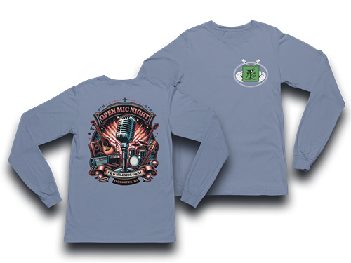 Open Mic Night Tee Long Sleeve Tee