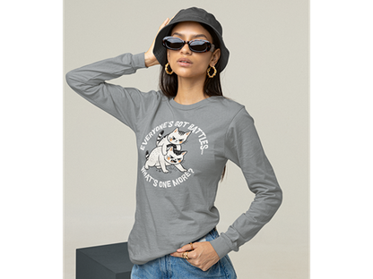 Cat Fight Long Sleeve Tee