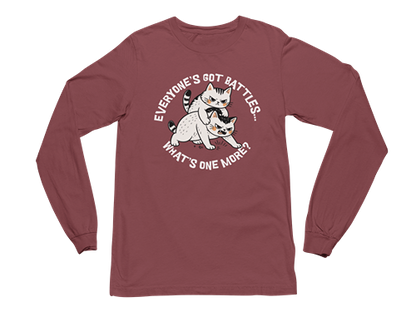 Cat Fight Long Sleeve Tee