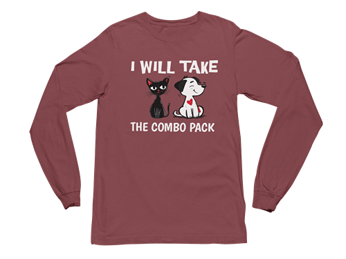 I Will Take the Combo Pack Long Sleeve Tee