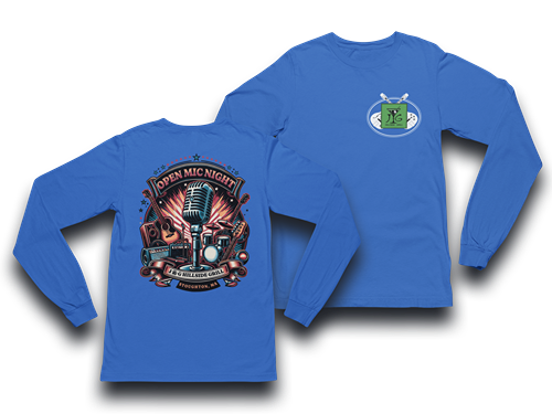 Open Mic Night Tee Long Sleeve Tee