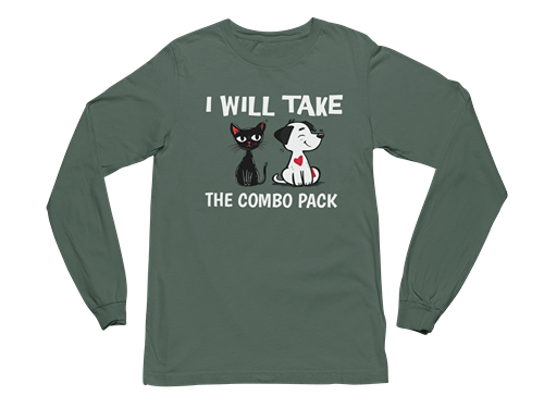 I Will Take the Combo Pack Long Sleeve Tee