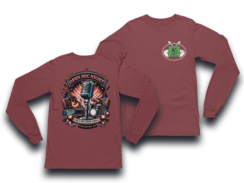 Open Mic Night Tee Long Sleeve Tee