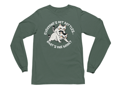 Cat Fight Long Sleeve Tee