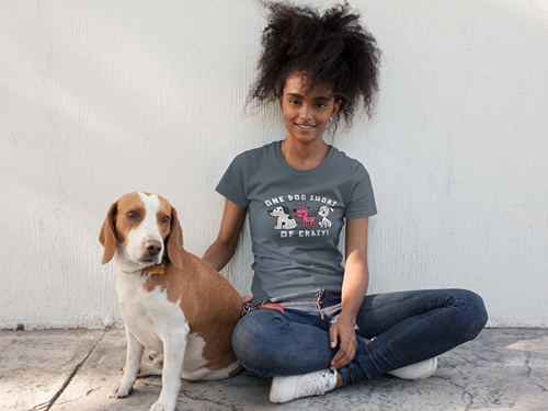 One Dog Short of Crazy! Unisex Tee