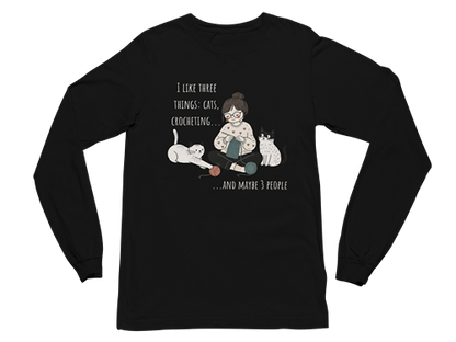 Cats and Crochet Long Sleeve Tee