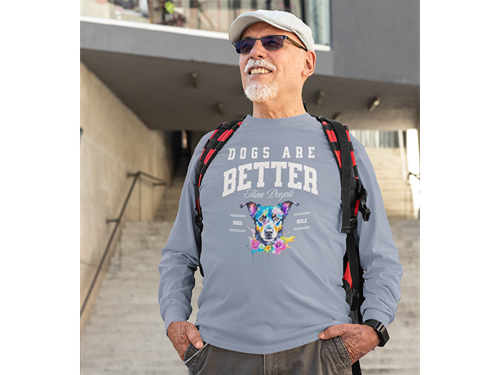 Dogs Are Better Than People Long Sleeve Tee