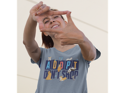 Adopt Don't Shop Women’s V-Neck