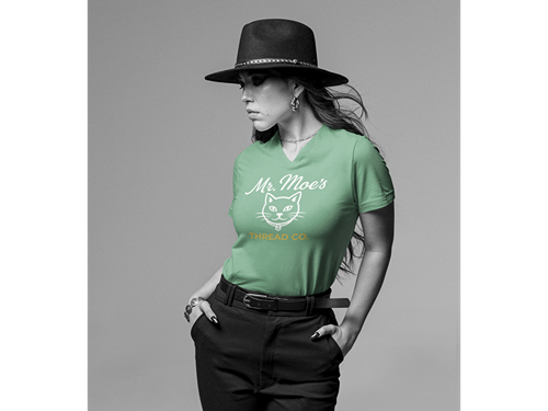 Mr. Moe’s Thread Co. Women’s V-Neck