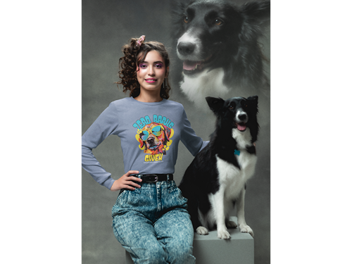 Zero Barks Given Long Sleeve Tee