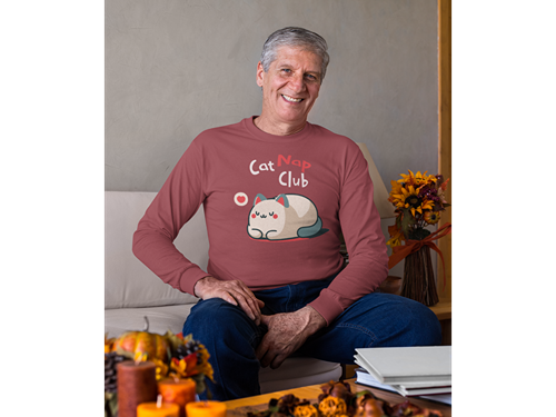 Cat Nap Club Long Sleeve Tee