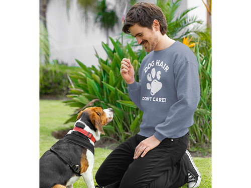 Dog Hair Don't Care Sweatshirt