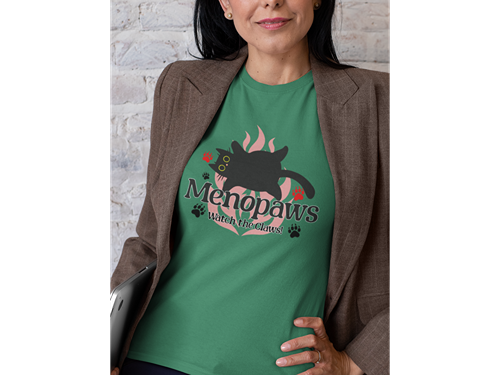 Menopaws – Watch the Claws! Unisex Tee