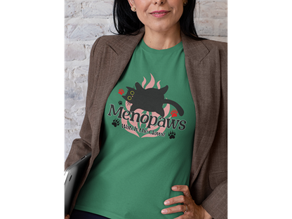 Menopaws – Watch the Claws! Unisex Tee