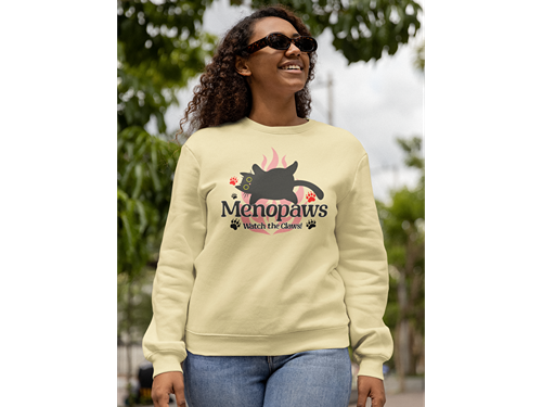 Menopaws – Watch the Claws! Sweatshirt