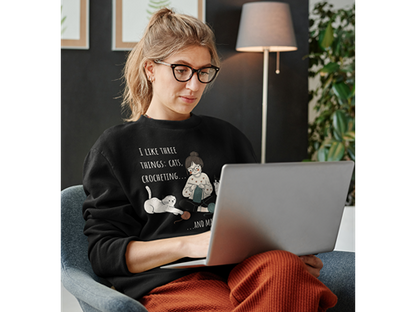 Cats and Crochet Cat Sweatshirt