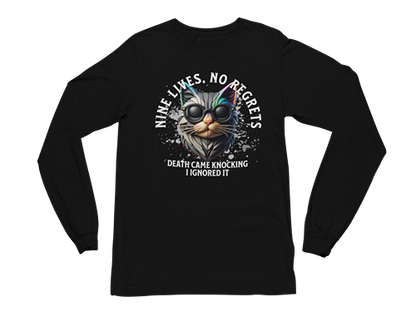 Nine Lives, No Regrets Long Sleeve Tee