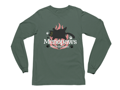 Menopaws – Watch the Claws! Long Sleeve Tee