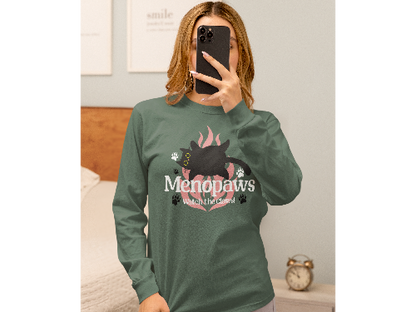 Menopaws – Watch the Claws! Long Sleeve Tee