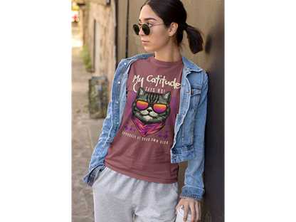 My Catitude Says No! Unisex Tee