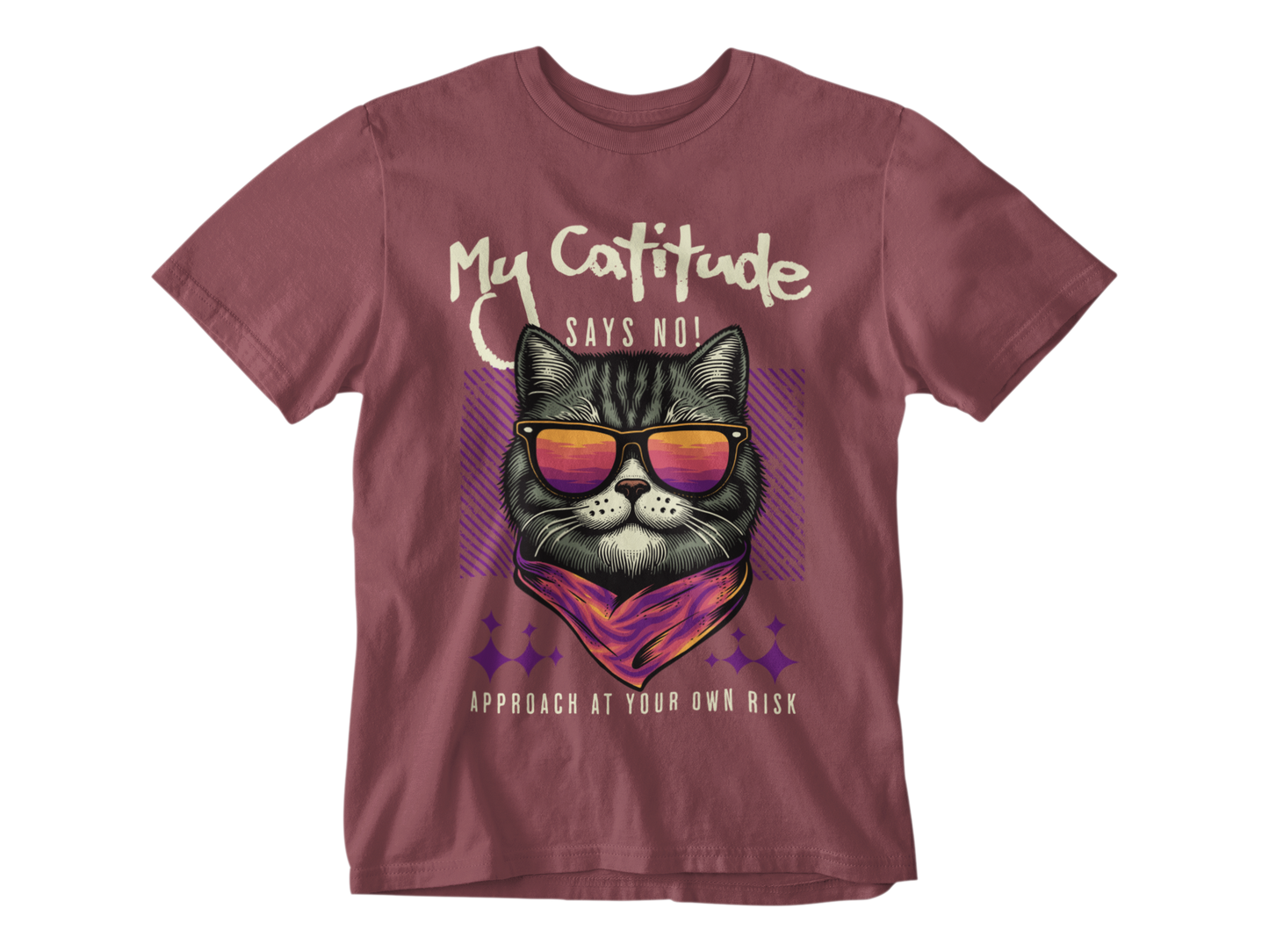 My Catitude Says No! Unisex Tee