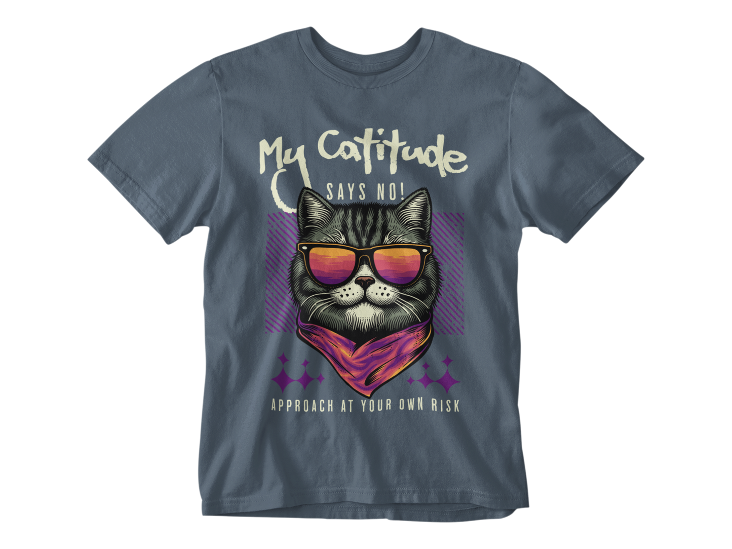 My Catitude Says No! Unisex Tee