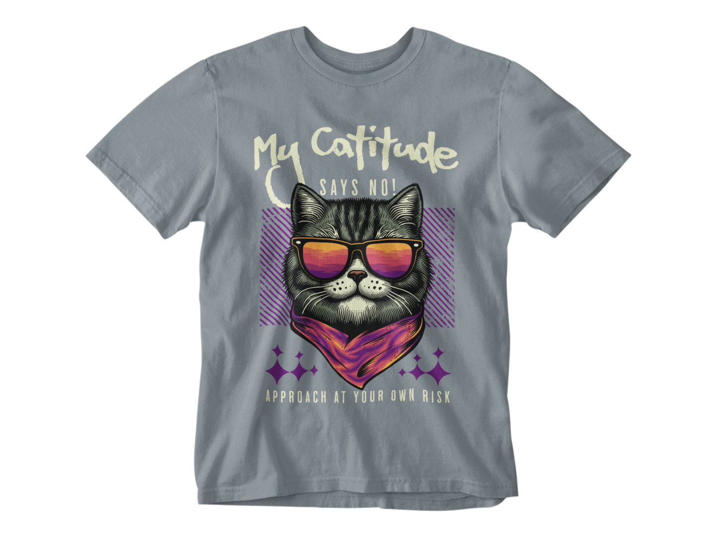 My Catitude Says No! Unisex Tee