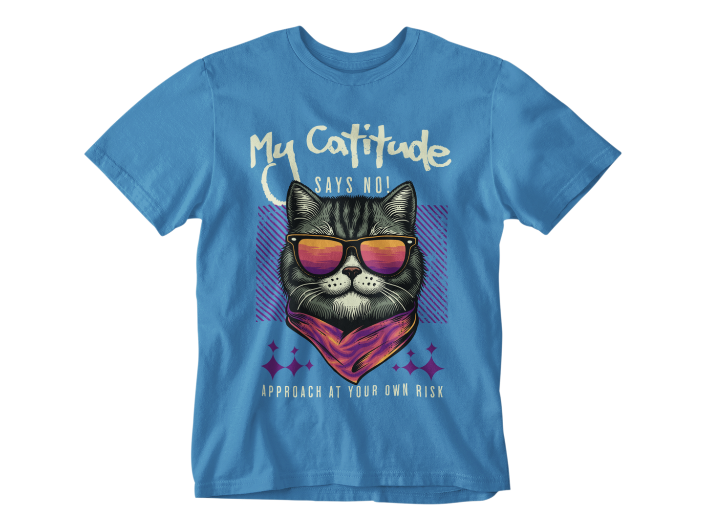 My Catitude Says No! Unisex Tee
