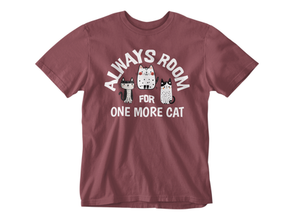 Always Room For One More Cat Unisex Tee