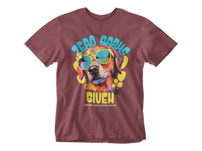 Zero Barks Given Unisex Tee