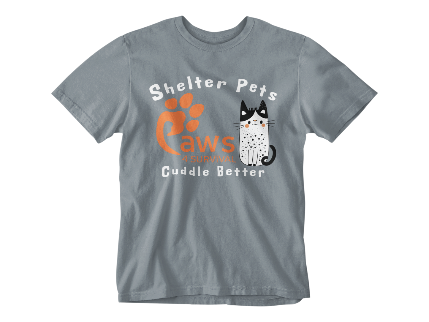Paws 4 Survival - Shelter Pets Cuddle Better - Cat