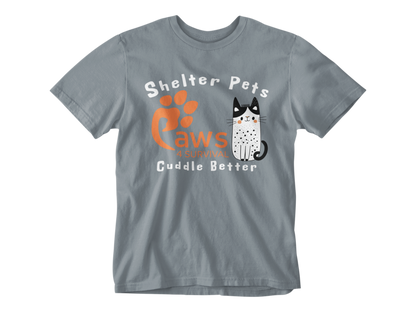 Paws 4 Survival - Shelter Pets Cuddle Better - Cat
