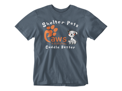 Paws 4 Survival - Shelter Pets Cuddle Better - Dog