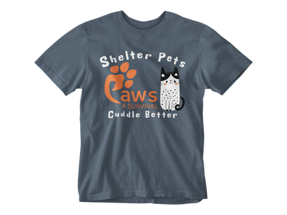Paws 4 Survival - Shelter Pets Cuddle Better - Cat