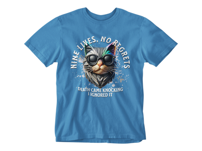 Nine Lives, No Regrets Unisex Tee