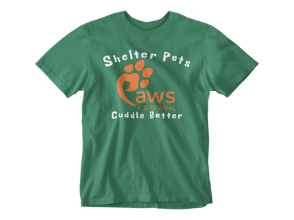 Paws 4 Survival - Shelter Pets Cuddle Better