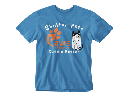 Paws 4 Survival - Shelter Pets Cuddle Better - Cat